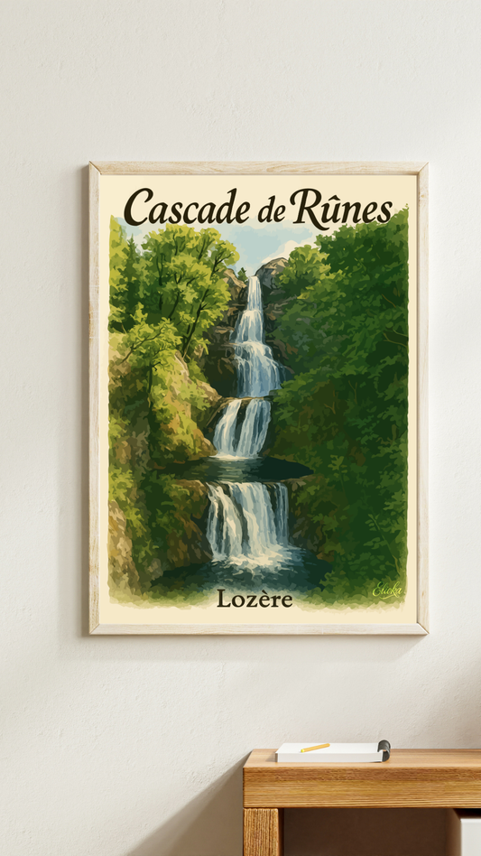 La Cascade de Rûnes : joyau sauvage au cœur de la Lozère