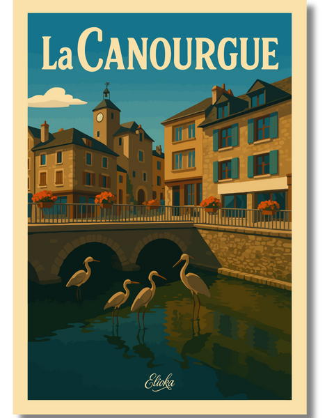 Affiche ''La Canourgue''