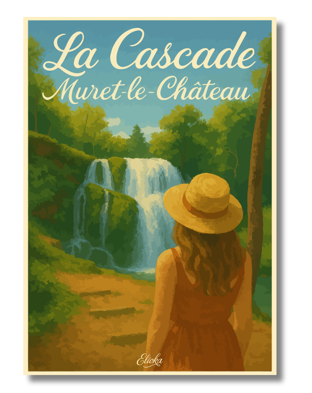 Affiche "La Cascade" Muret-le-Château