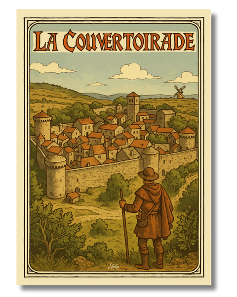 Affiche "La Couvertoirade"