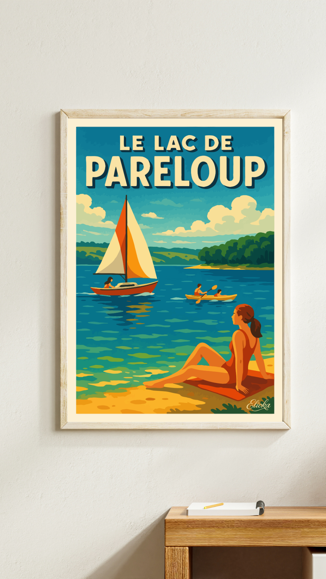 Affiche Le Lac de Pareloup