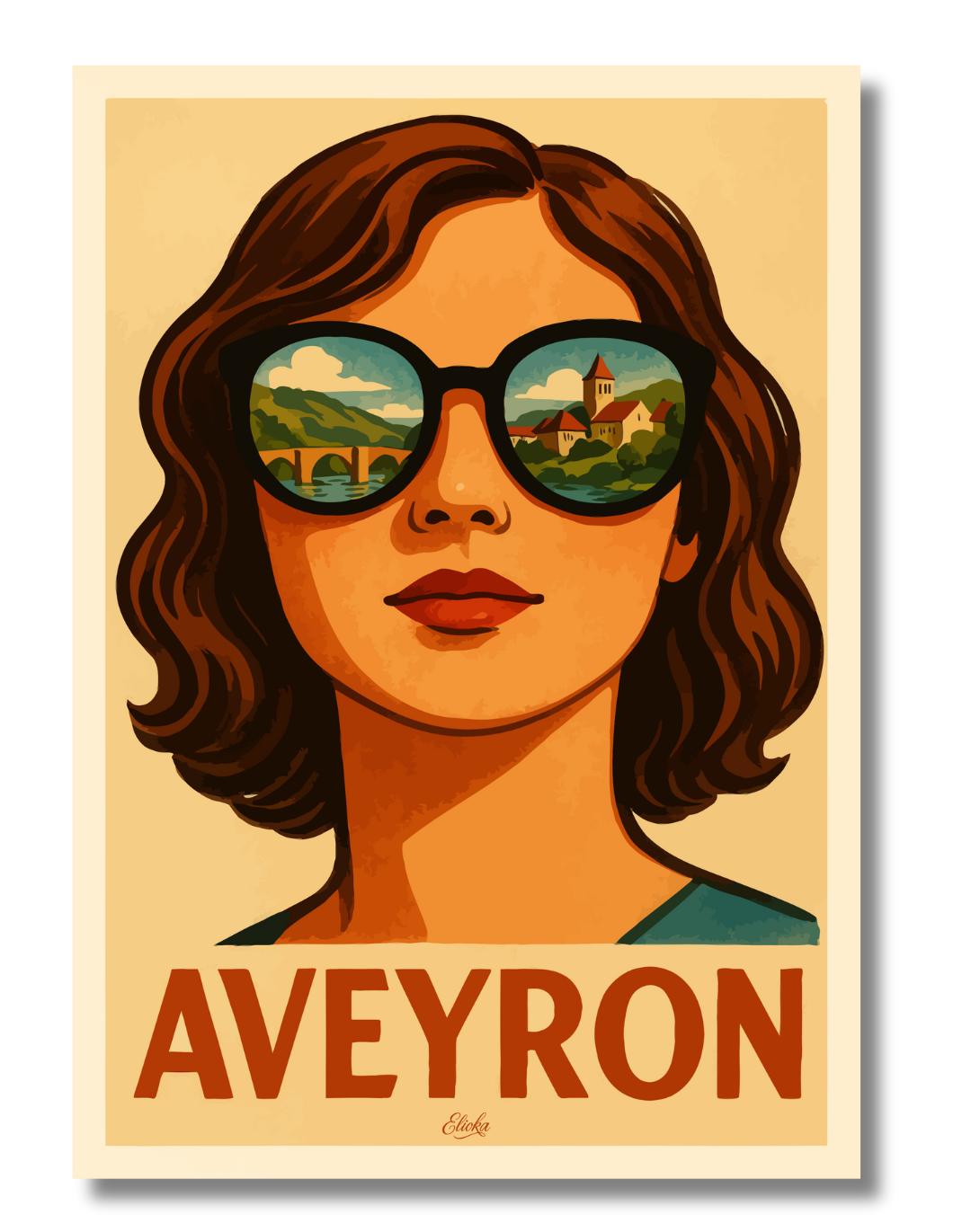 Affiche "l'Aveyronnaise"