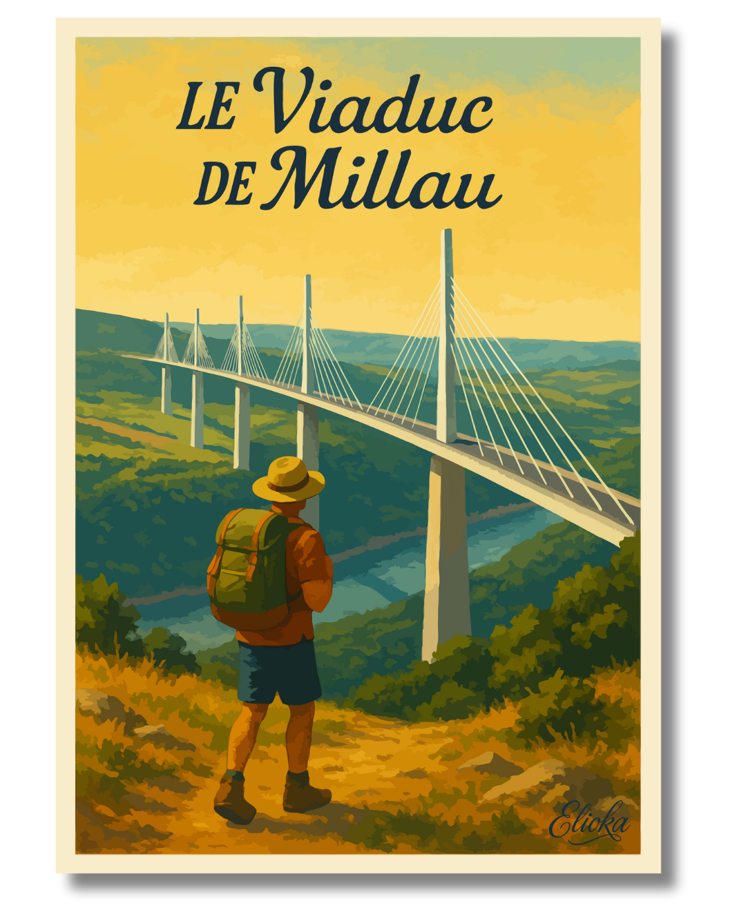 Affiche le Viaduc de Millau