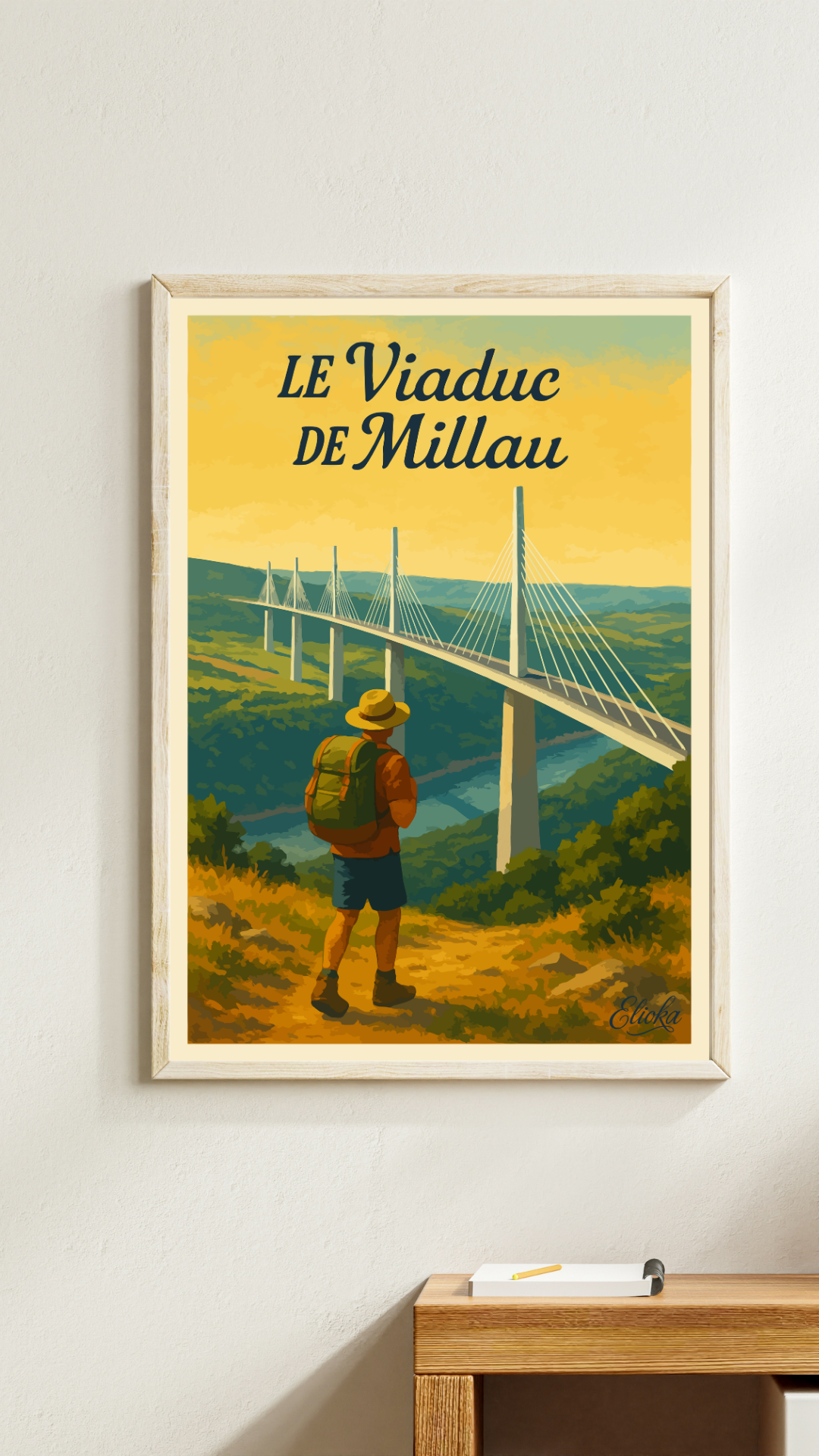 Affiche le Viaduc de Millau