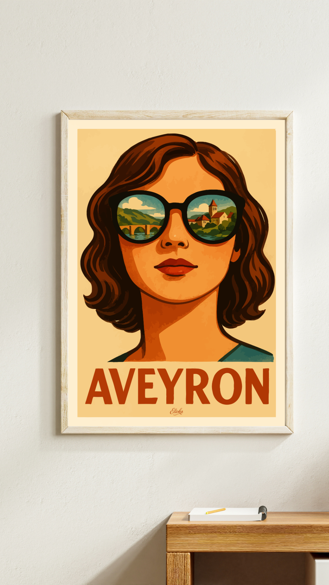 Affiche "l'Aveyronnaise"
