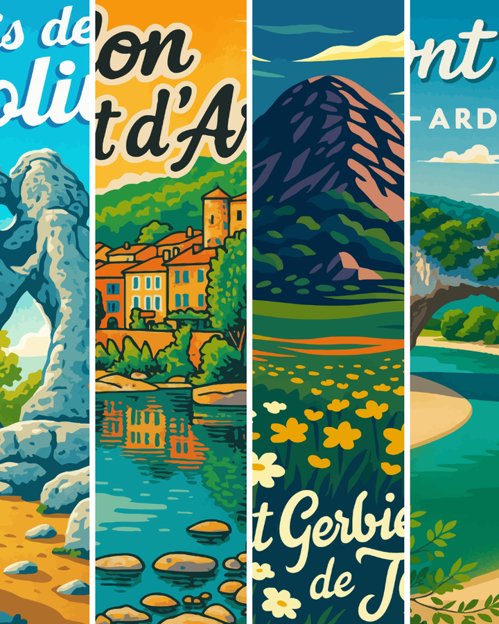 Collection Affiche Ardèche