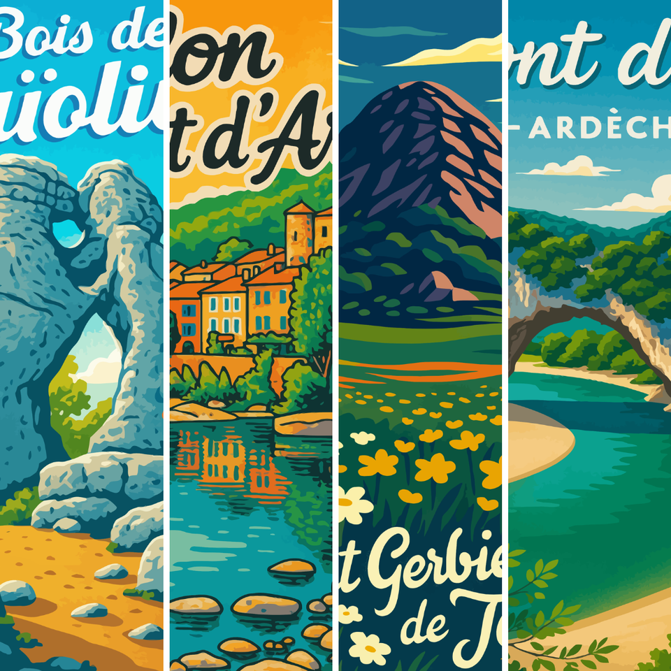 Collection Affiche Ardèche