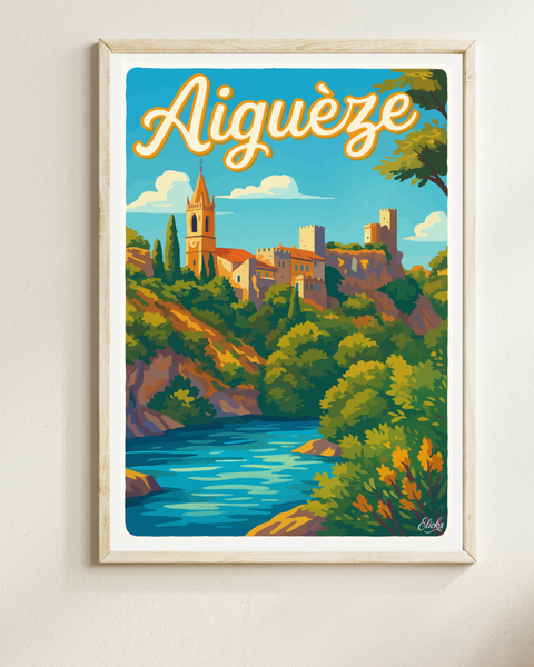 Affiche Aiguèze