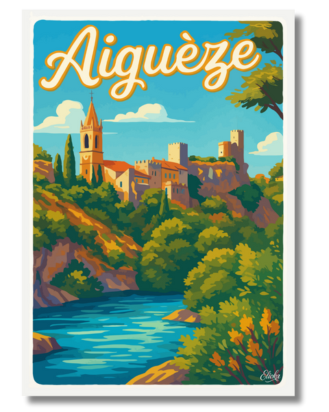 Affiche Aiguèze