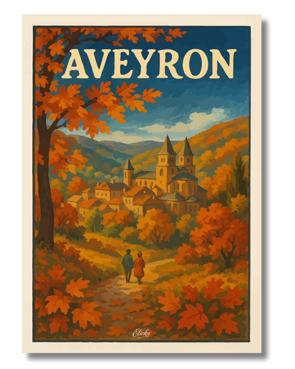 Affiche Aveyron Automne