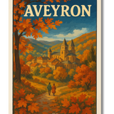 Affiche Aveyron Automne
