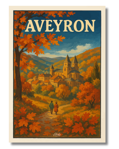 Affiche Aveyron Automne