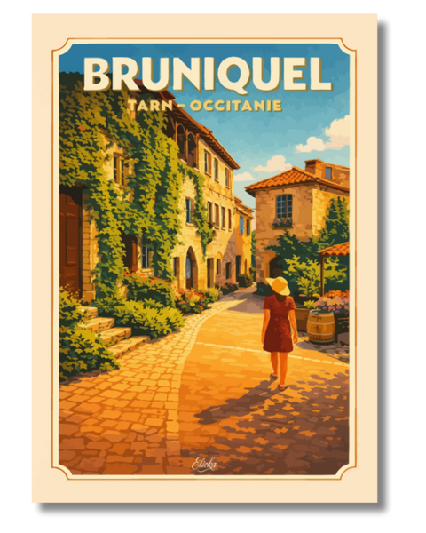 Affiche Bruniquel