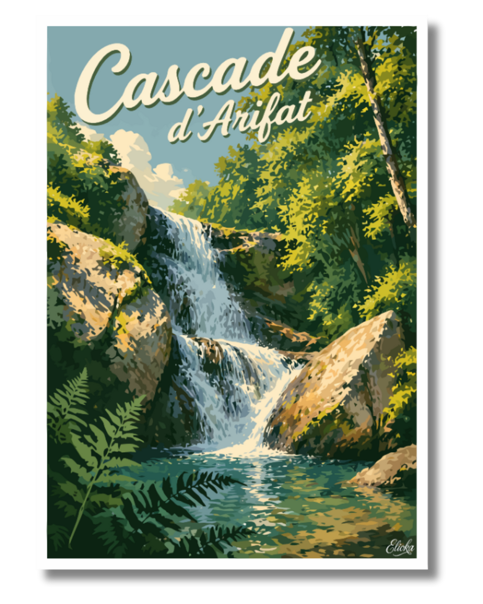 Affiche Cascade Arifat