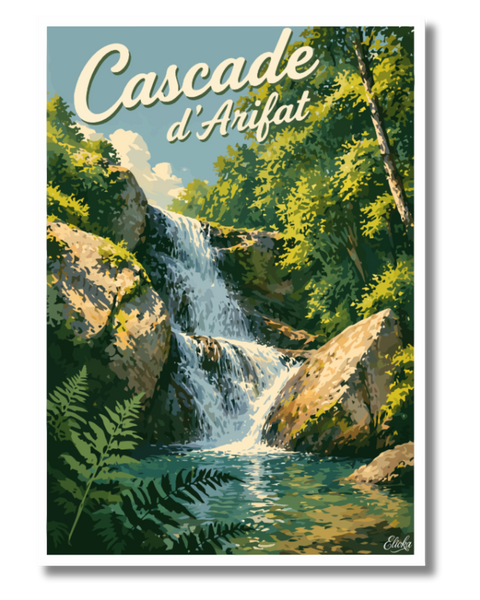 Affiche Cascade Arifat