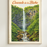Affiche Cascade de la Biche
