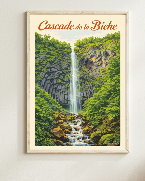 Affiche Cascade de la Biche