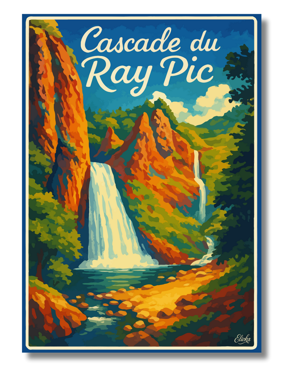 Affiche Cascade du Ray-Pic