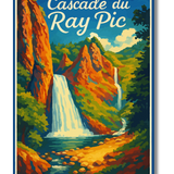 Affiche Cascade du Ray-Pic