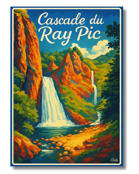 Affiche Cascade du Ray-Pic