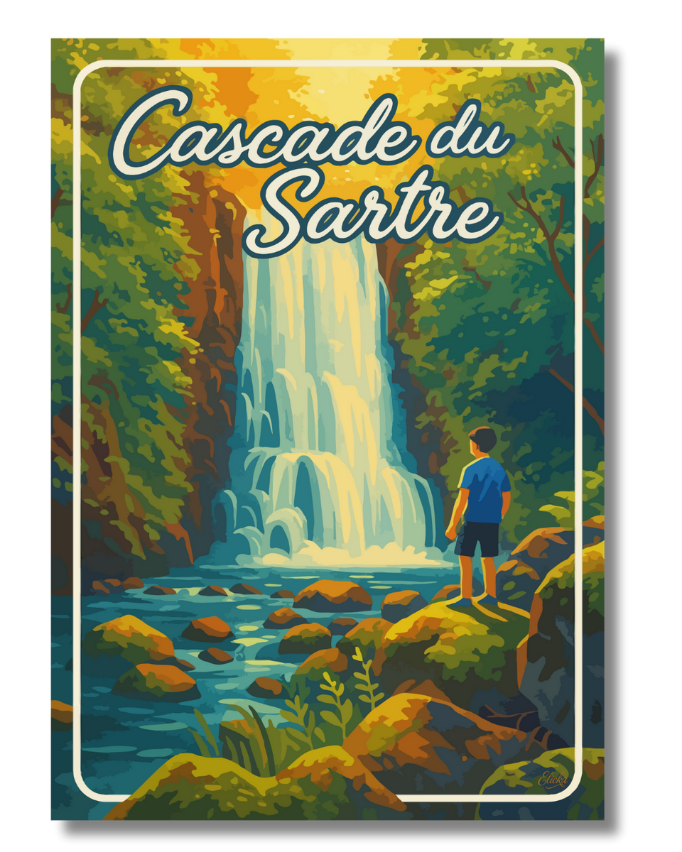 Affiche Cascade du Sartre