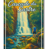Affiche Cascade du Sartre