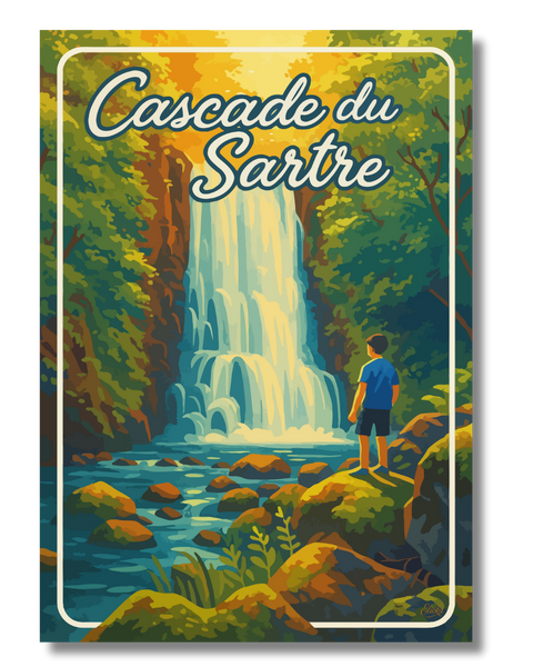 Affiche Cascade du Sartre