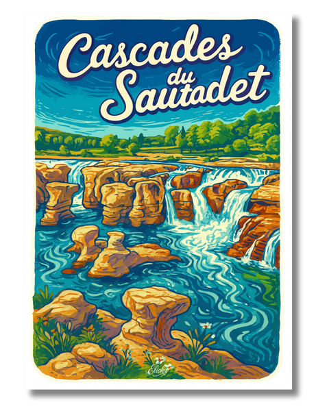 Affiche Cascades du Sautadet