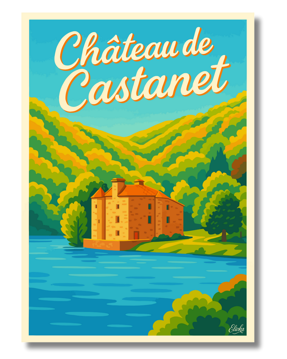 Affiche Château de Castanet