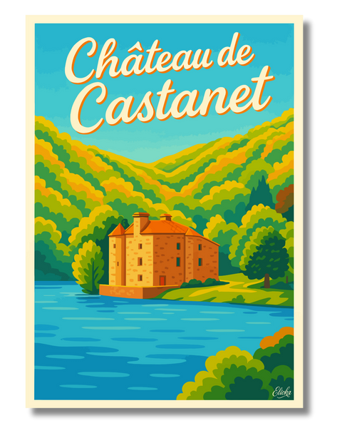Affiche Château de Castanet