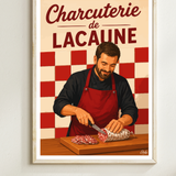 Affiche Charcuterie de Lacaune