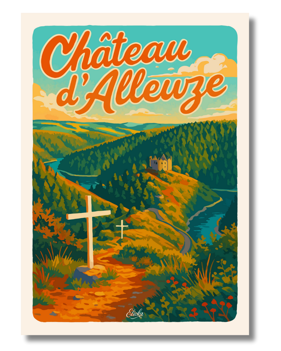 Affiche Château d'Alleuze
