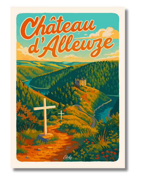 Affiche Château d'Alleuze