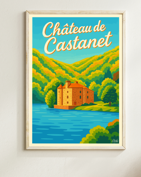 Affiche Château de Castanet