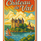 Affiche Château de Val Crépuscule