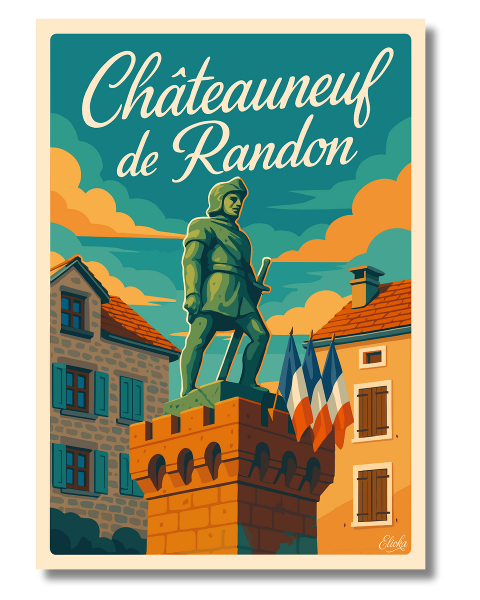 Affiche Châteauneuf-de-Randon