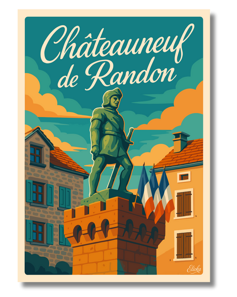 Affiche Châteauneuf-de-Randon
