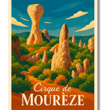 Affiche Cirque de Mourèze