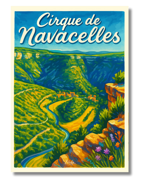Affiche Cirque de Navacelles