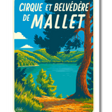 Affiche Cirque et Belvédère de Mallet
