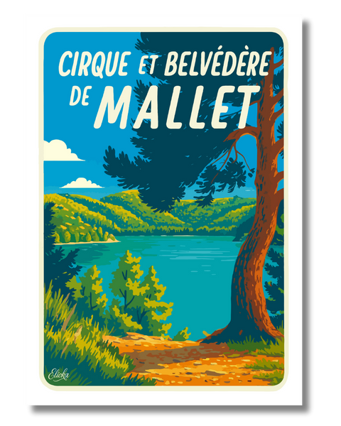Affiche Cirque et Belvédère de Mallet