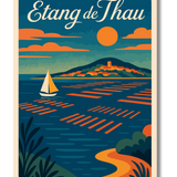 Affiche Étang de Thau