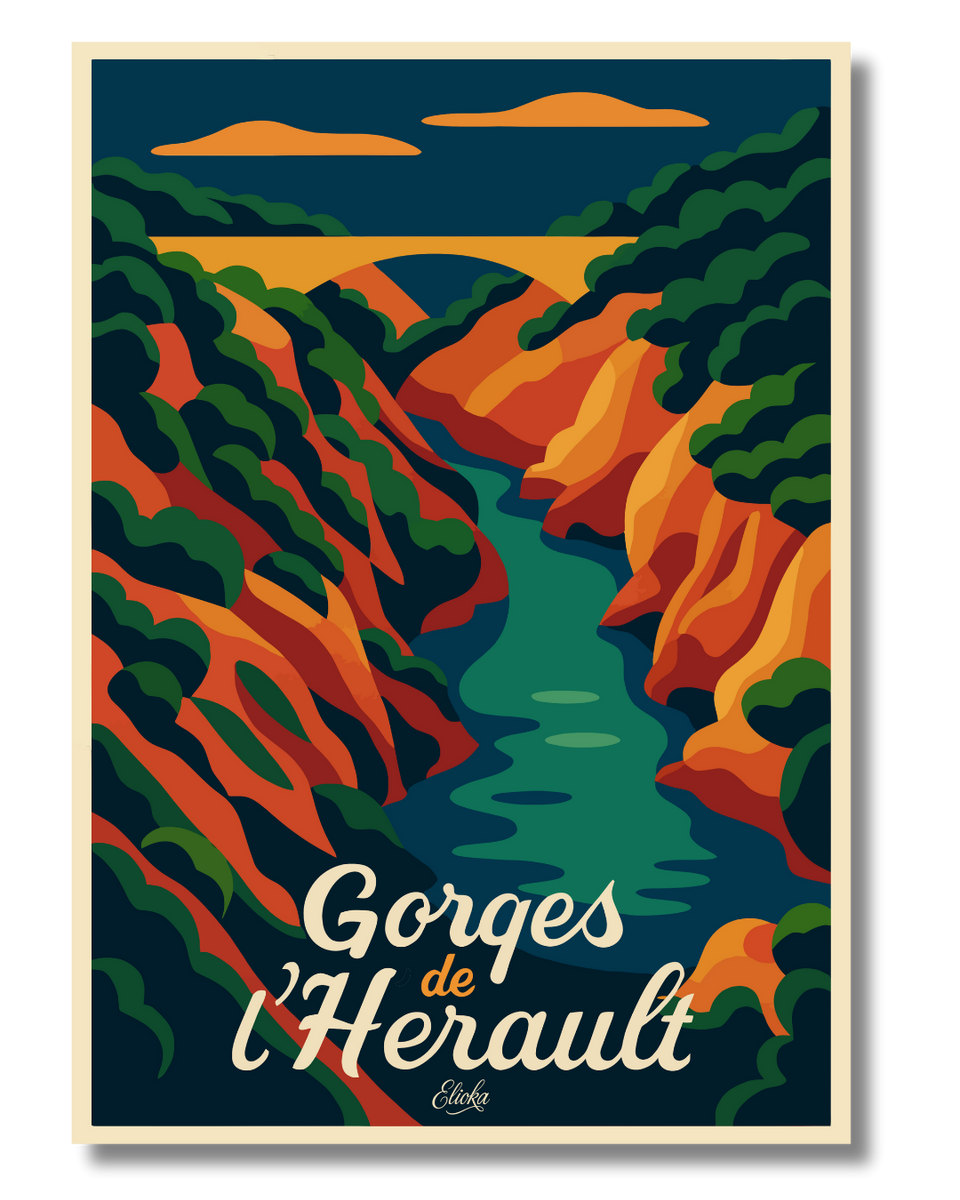 Affiche Gorges de l’Hérault