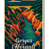 Affiche Gorges de l’Hérault