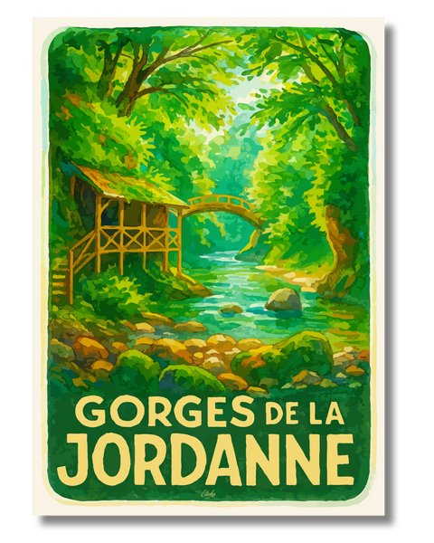 Affiche Gorges de la Jordanne Cantal