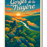 Affiche Gorges de la Truyère