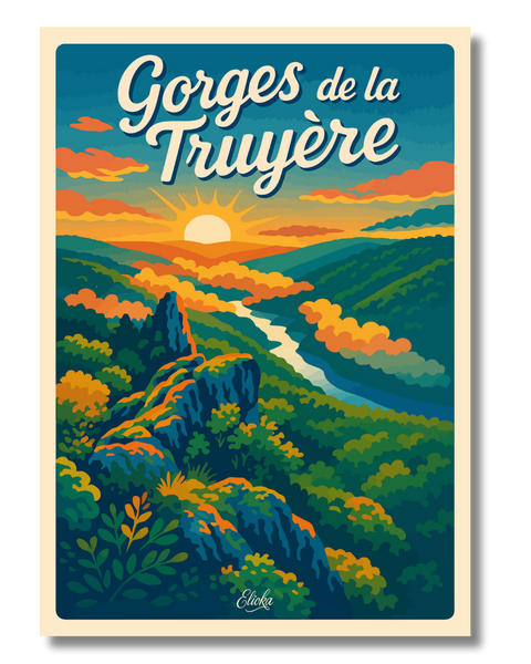 Affiche Gorges de la Truyère