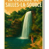 Affiche La Cascade de Salles-la-Source
