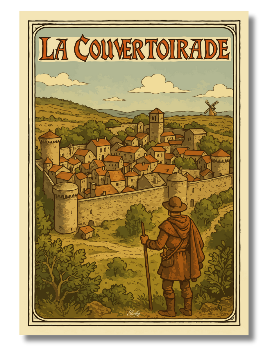 Affiche "La Couvertoirade"