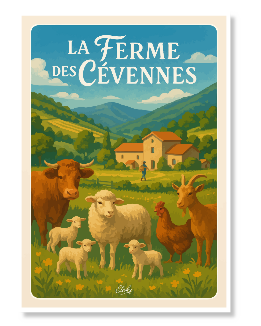 Affiche "La Ferme des Cévennes"